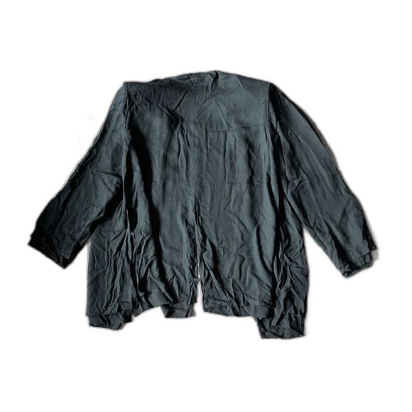 Vintage TADASHI Black Long Sleeve Open Sheer Light Jacket Top   Women's Size 4 - Picture 6 of 9